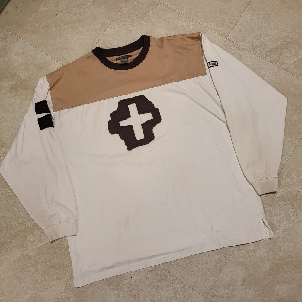 VTG Velour Godbody GB Mens XL Rescue Squad Hiphop Crewneck Sweatshirt‎